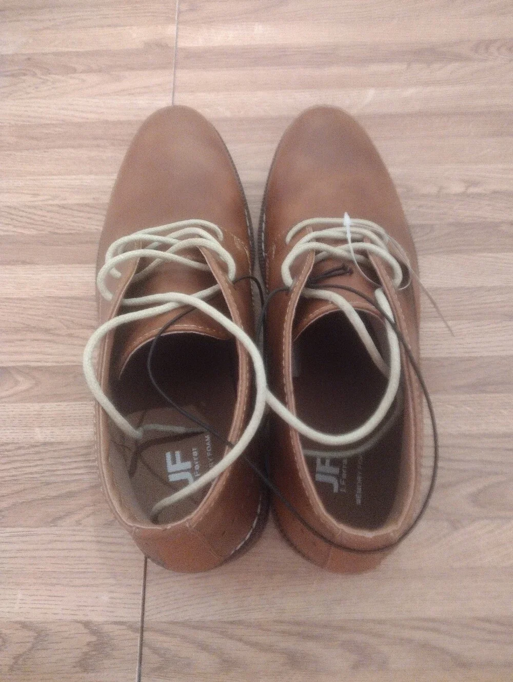 Men's Size 10 J. Ferrar Memory Foam Cognac Gilbert Chukka Boots